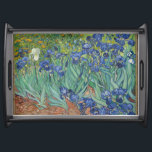 Bandeja Vincent van Gogh Inspired<br><div class="desc">Una bonita bandeja inspirada en los "irises" de Vincent van Gogh (aceite sobre lienzo) en 1889. Servir las comidas en esta hermosa bandeja diseñada con vintage será una alegre ocasión cada vez.</div>
