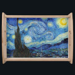 Bandeja Vincent Van Gogh Starry Night Vintage Bella Artes<br><div class="desc">Vincent Van Gogh Starry Night Vintage Bella Artes Sirviendo Bandeja</div>