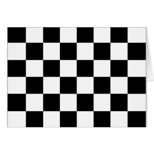 Bandera a cuadros blanco y negro de las Carreras