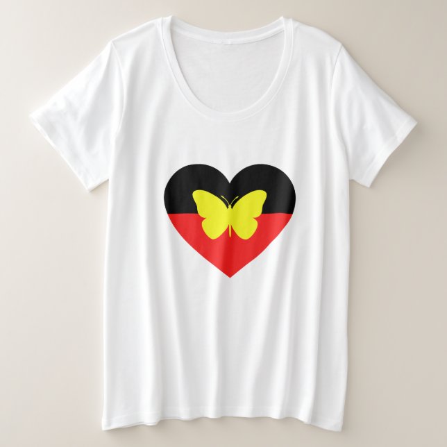 Bandera aborigen de la mariposa (Anverso del diseño)