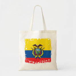 Bandera abstracta de Ecuador, república del bolso