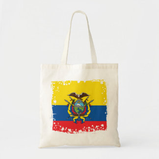 Bandera abstracta de Ecuador, república del bolso