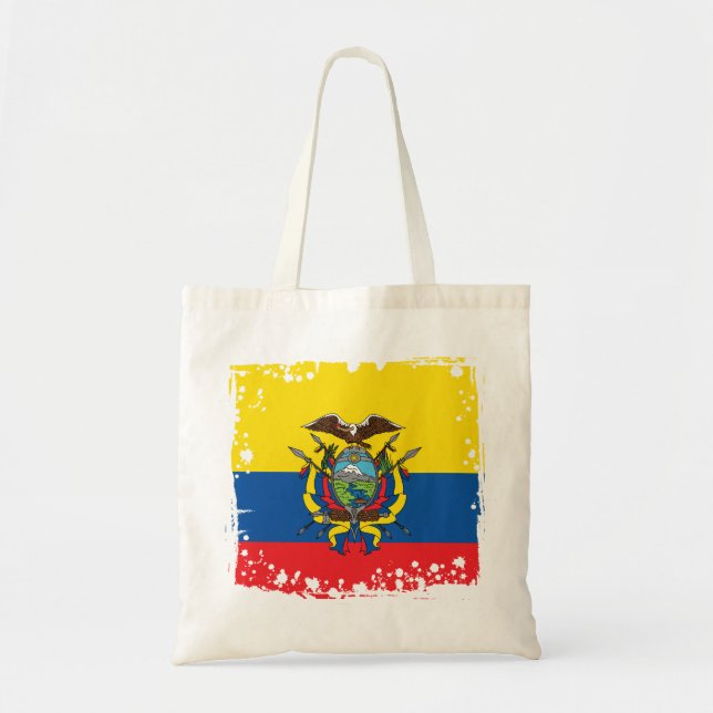 Bandera abstracta de Ecuador, república del bolso (Frente)