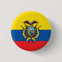 Bandera abstracta de Ecuador, república del botón