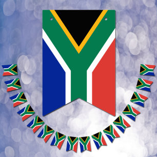 Bandera africana y fiesta de Sudáfrica / Bodas
