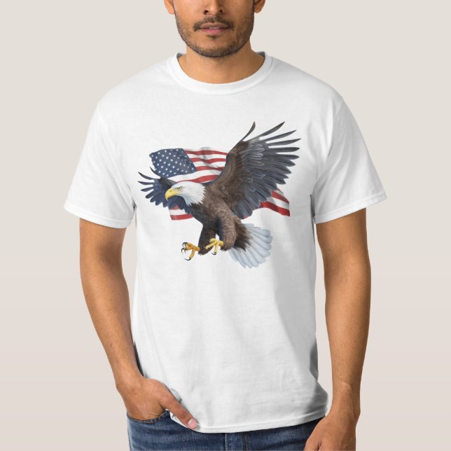 Bandera/Águila - Camiseta (Anverso)
