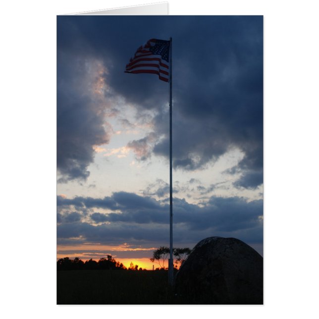 Bandera al atardecer (Frente)