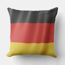 Bandera alemana arroja almohadas