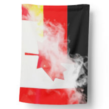Bandera alemana + canadiense