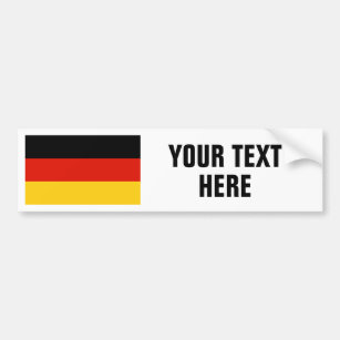 Bandera alemana de las pegatinas para el