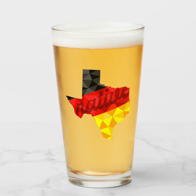 Bandera Alemana del Polígono Nativo de Texas (Anverso (lleno))