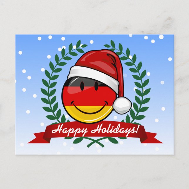 Bandera alemana estilo Navidad (Anverso)