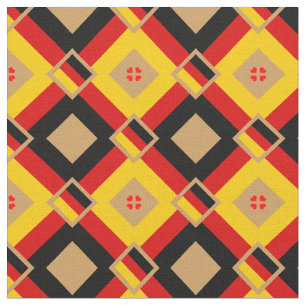 Bandera alemana y moda alemana de tela