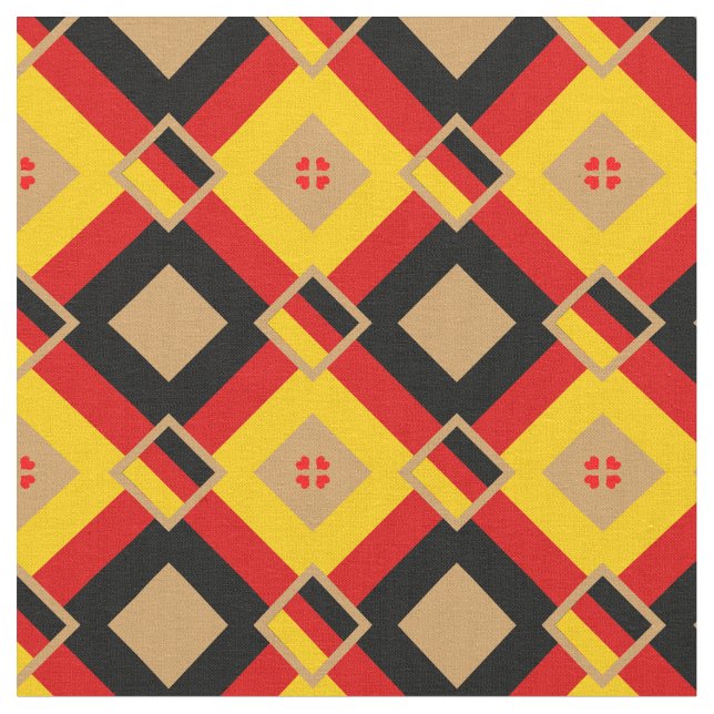 Bandera alemana y moda alemana de tela (De cerca)