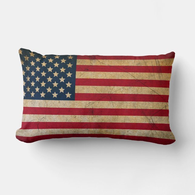 Bandera americana con la bandera del Cojín (Anverso)