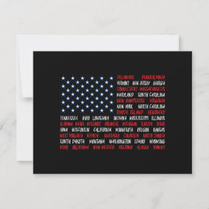 Bandera Americana de los Estados Unidos Todos los