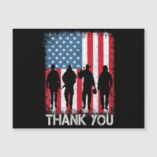 Bandera Americana Patriótica Gracias Por