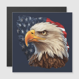 Bandera americana Revista de águila calva