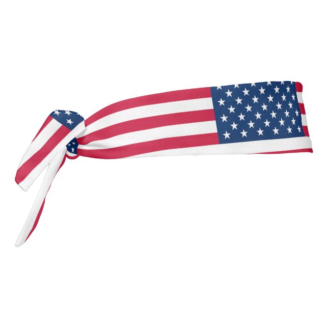 Bandera Americana Tie Headband Estados Unidos - Pa (Girar 270)