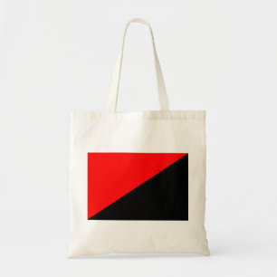 Bandera anarquista (anarquismo) contra la bolsa