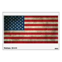 Bandera apenada vintage de los Estados Unidos