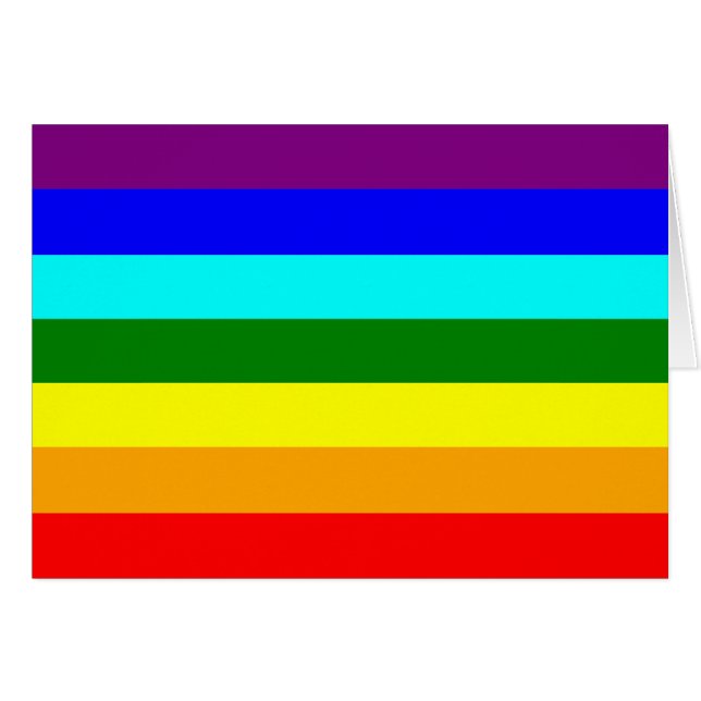 Bandera arco iris (Anverso (Horizontal))