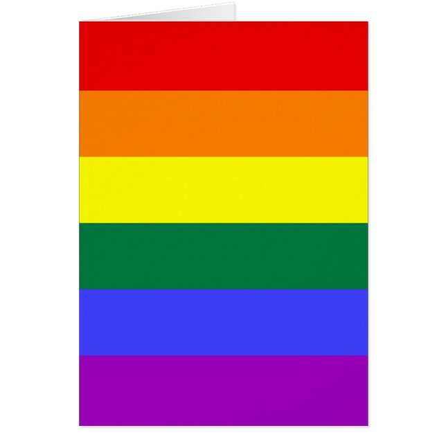 Bandera arco iris del Orgullo LGBT (Frente)