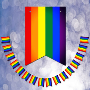 Bandera arco iris y Fiesta del desfile del Orgullo