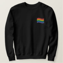 Bandera arcoiris camisas bordadas