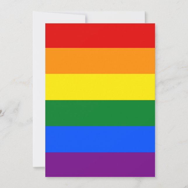 Bandera arcoiris LGBT (Anverso)