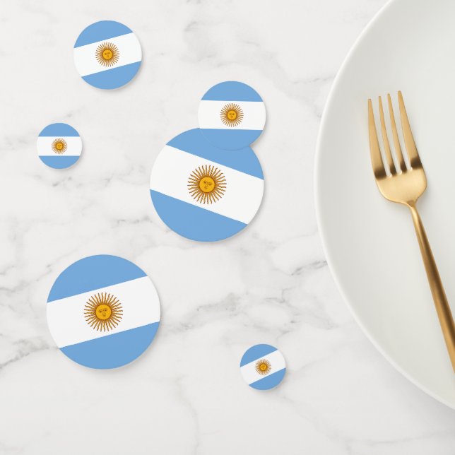 Bandera argentina Confetti (Grupo)