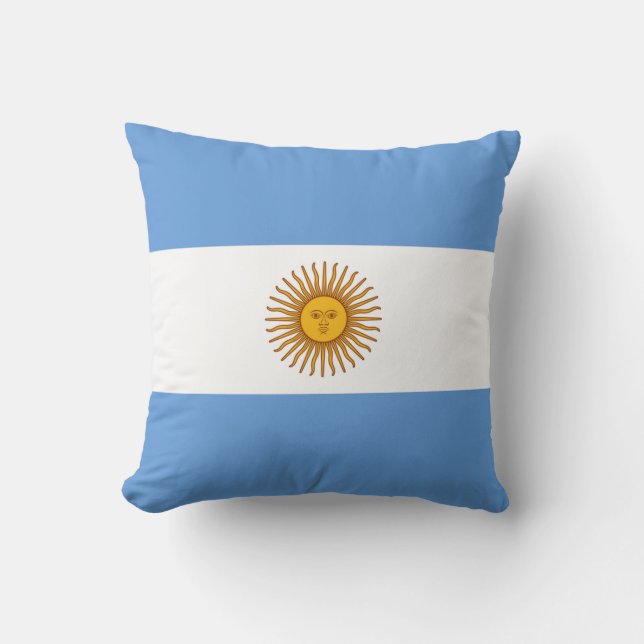 Bandera argentina x almohada bandera (Anverso)