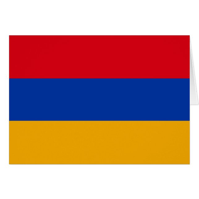 Bandera Armenia Patriótica (Anverso (Horizontal))