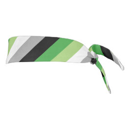 Bandera Aromántica Tie Headband