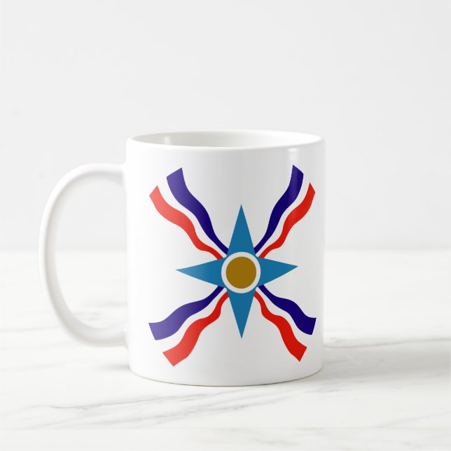 Bandera asiria - Café Ata d'Ator o taza de té (Izquierda)