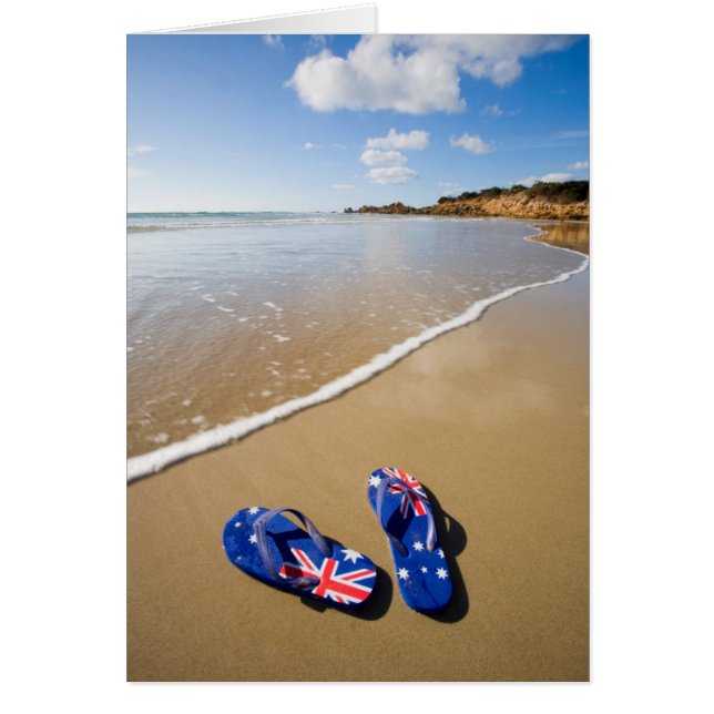 Bandera Australiana Arde A La Playa | Gales del Su (Frente)