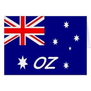Bandera australiana de la onza