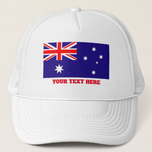 Bandera australiana de los gorras de encargo del