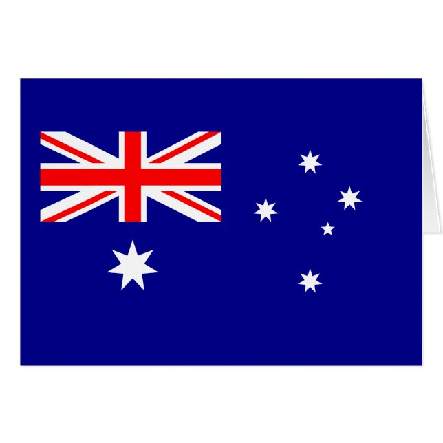 Bandera australiana patriótica (Anverso (Horizontal))
