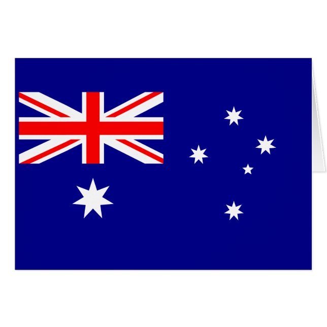 Bandera australiana patriótica (Anverso (Horizontal))