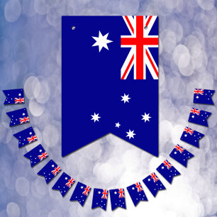 Bandera australiana y pancarta de Party Australia