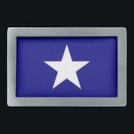 Bandera azul Bonnie con hebilla de cinturón de una<br><div class="desc">Bandera azul Bonnie con la hebilla del cinturón de una estrella blanca solitaria: la bandera azul de Bonnie con su estrella blanca de fondo azul era la bandera no oficial de los Estados Confederados de América al comienzo de la Guerra Civil Americana.</div>