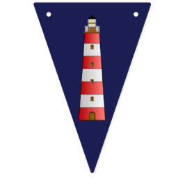 Bandera azul roja de amarre