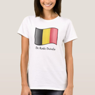 Bandera belga de Rode Duivels Camiseta