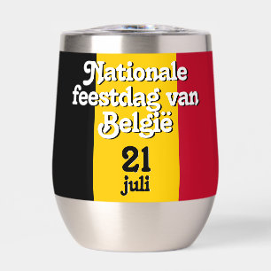 Bandera belga del Dutch Nationale feestdag van Bel