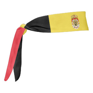 Bandera belga elegante patriótico