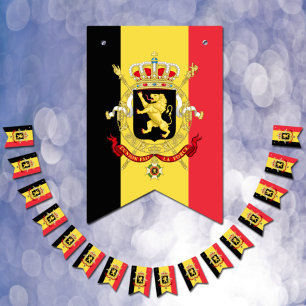Bandera belga y Fiesta Banners/Bodas de Bélgica