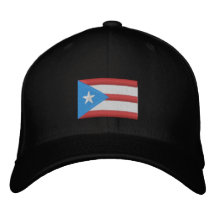Bandera boricua barrica gorra de béisbol