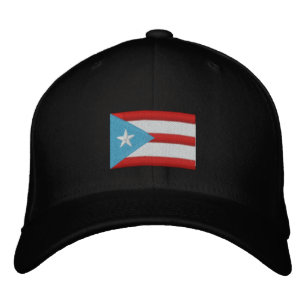 Bandera boricua barrica gorra de béisbol