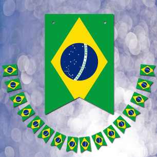 Bandera brasileña y Fiesta Brasil Banderas / Bodas